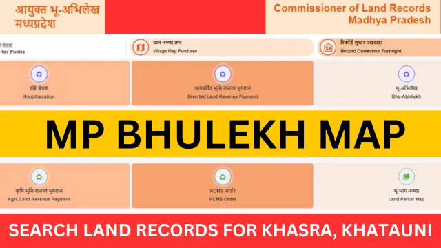 MP Bhulekh Map, Search Land Records For Khasra, Khatauni